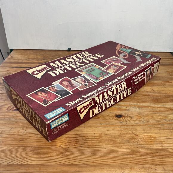 Clue Master Detective Game 1988 VTG Parker Brothers Complete Board Game HTF - Picture 2 of 16